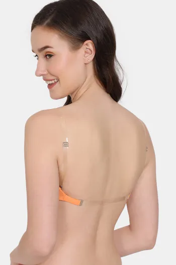 Buy Zivame Beautiful Basics Padded Non Wired 3/4Th Coverage Backless Bra - Mock Orange